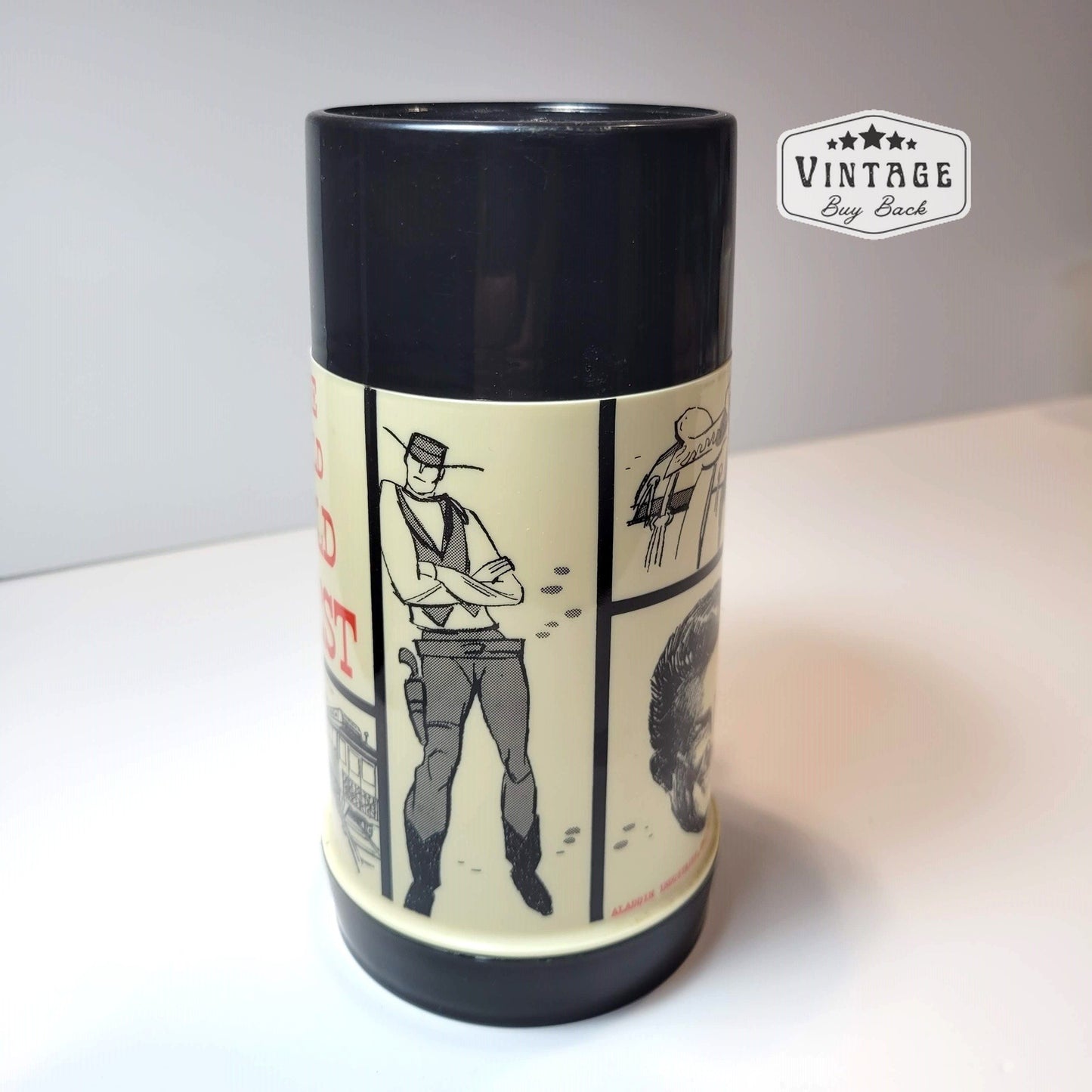 Vintage 1969 Aladdan Wild Wild West Thermos