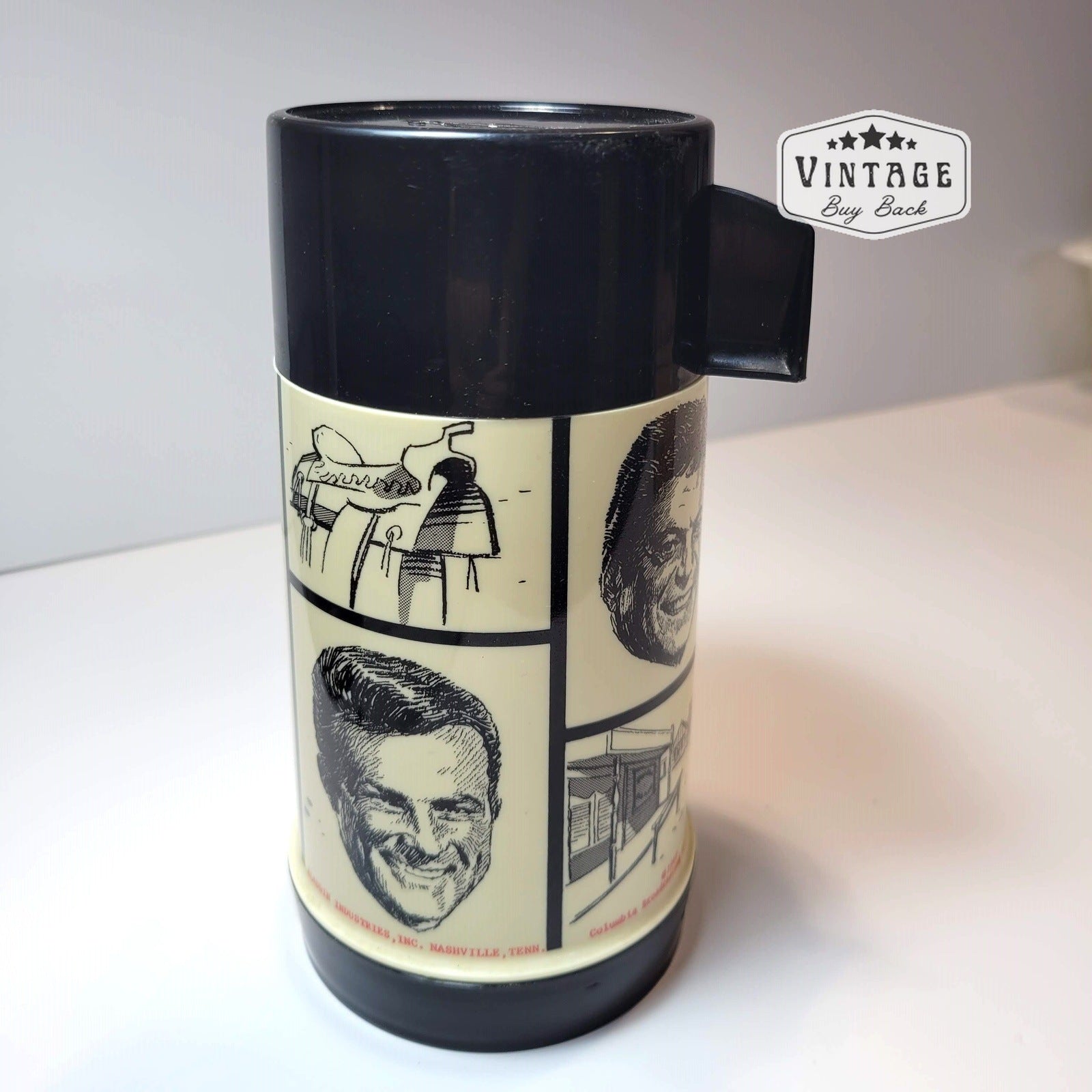 Vintage 1969 Aladdan Wild Wild West Thermos