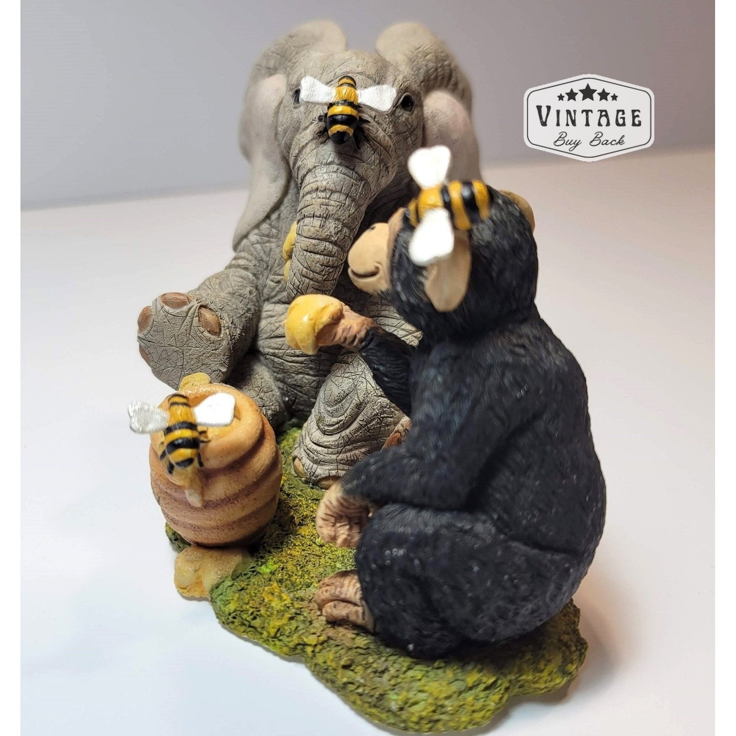 Elephant/Monkey Figurine