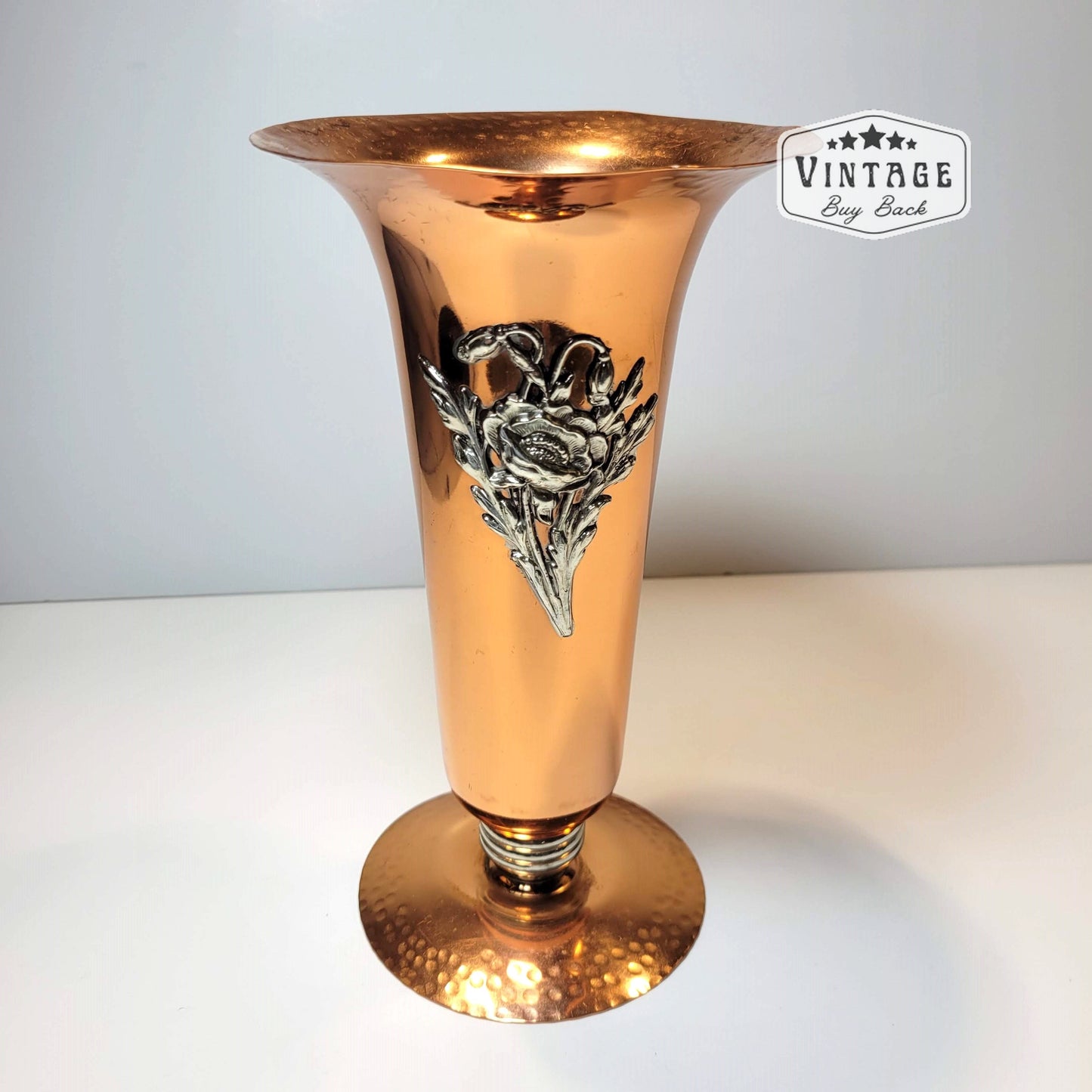 Art Nouveau Flemish Copper Vase