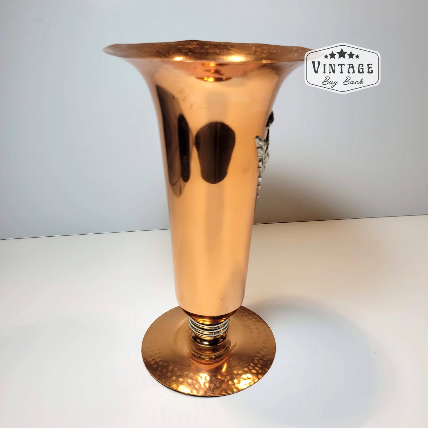 Art Nouveau Flemish Copper Vase