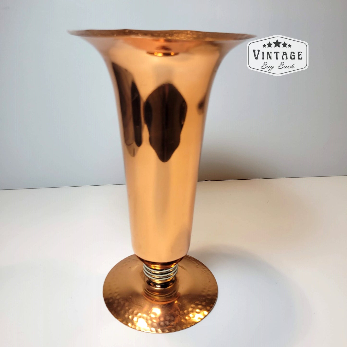 Art Nouveau Flemish Copper Vase