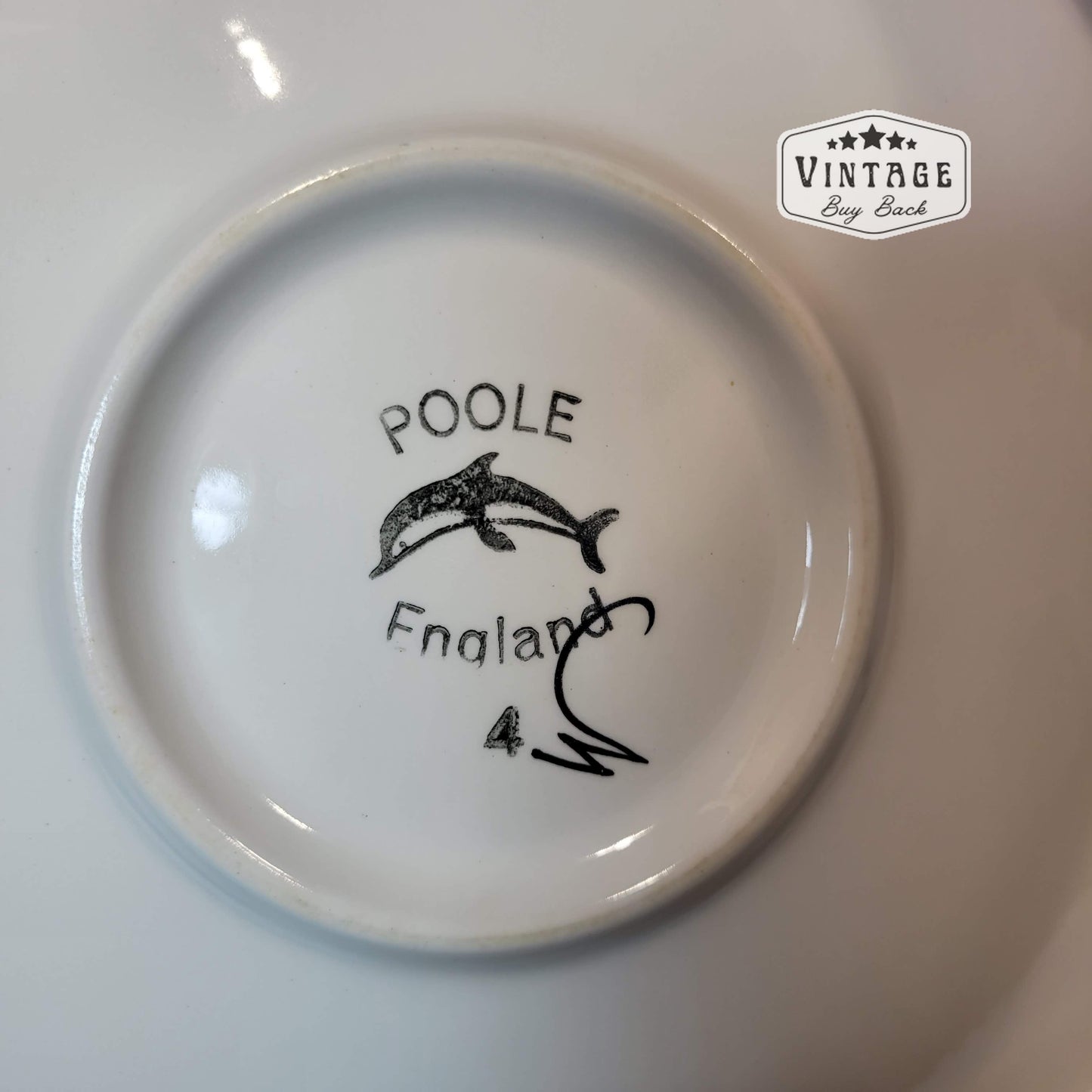 Poole Pottery Delphis Charger, signed