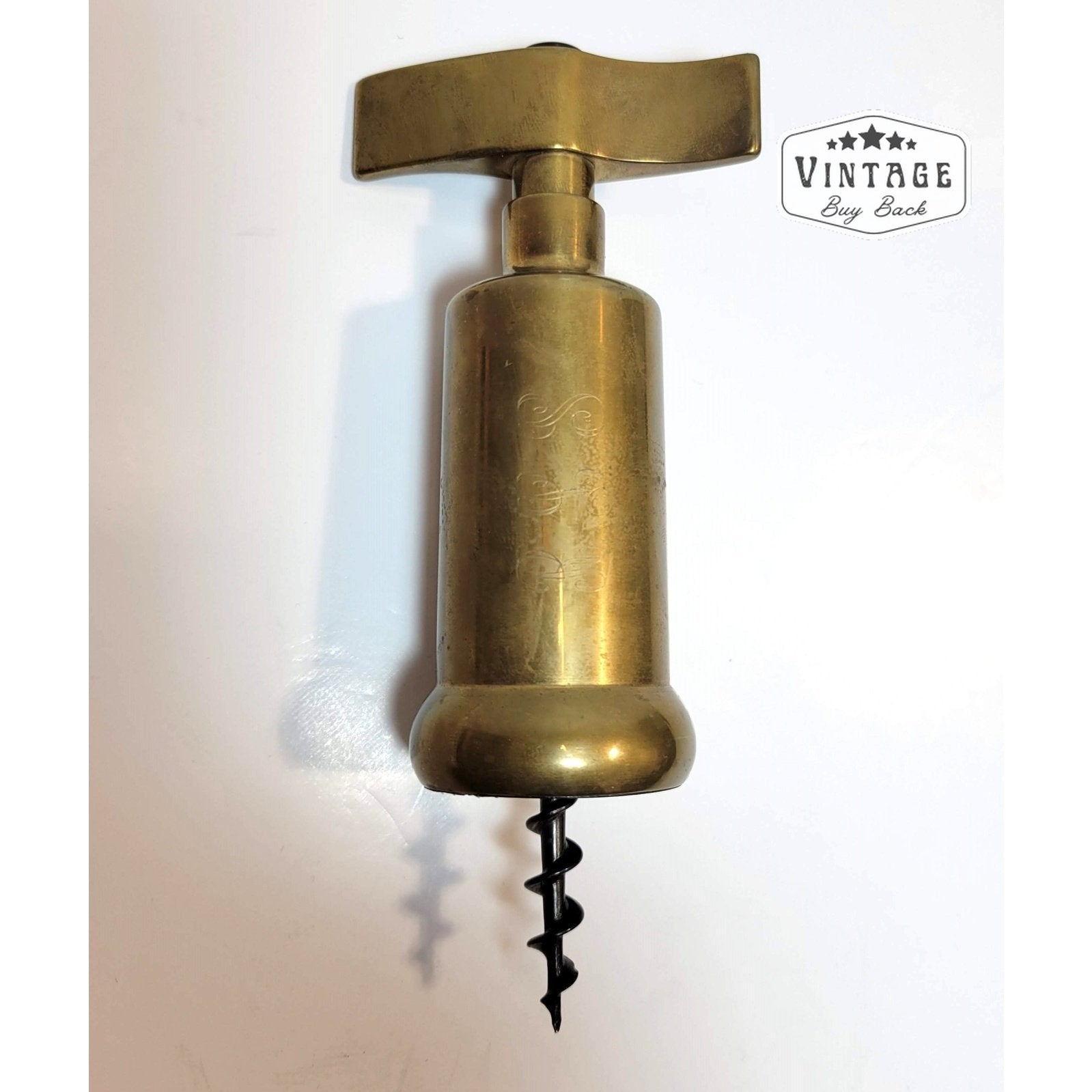 1960s Italian Solid Brass Corkscrew ICM