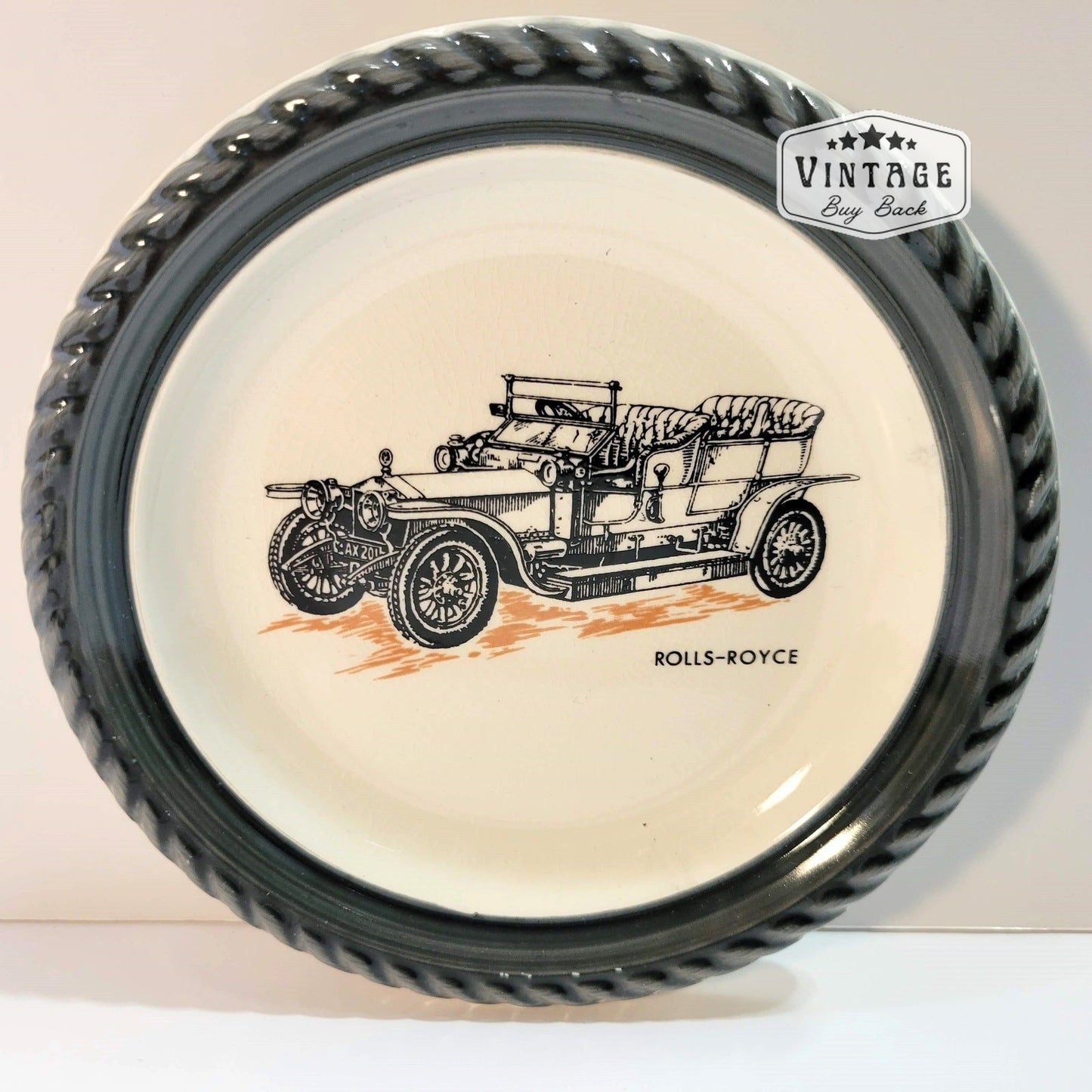 Wade Pottery Dish 1907 Rolls Royce Silver Ghost