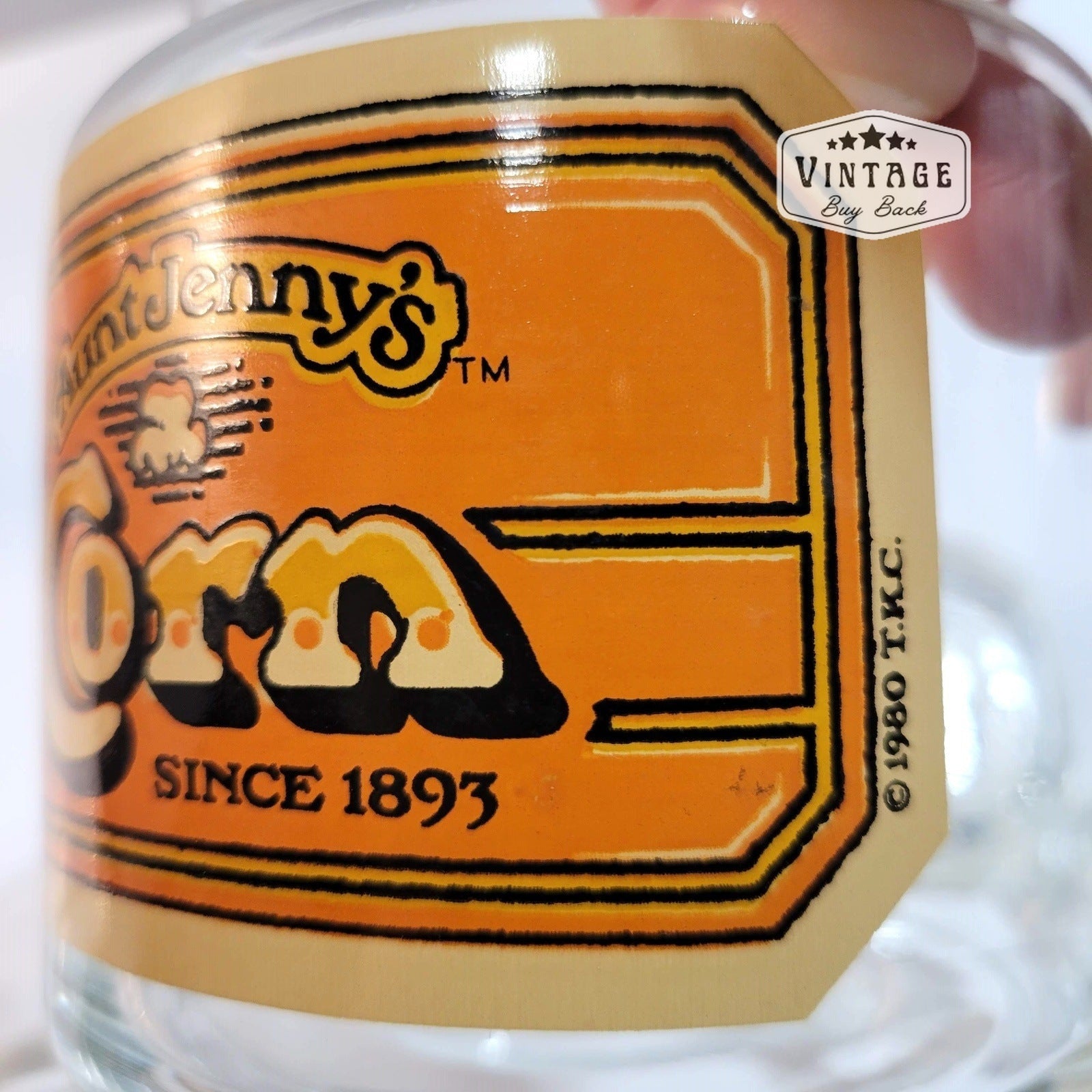 Aunt Jenny's Vintage '80's USA Set of 3 Glass Canisters