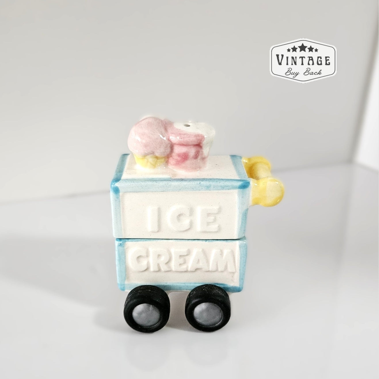 Salt & Pepper stacking Ice Cream Cart