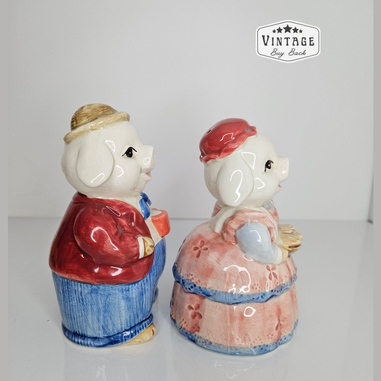 1990 Otagiri Pig Salt & Pepper Shakers