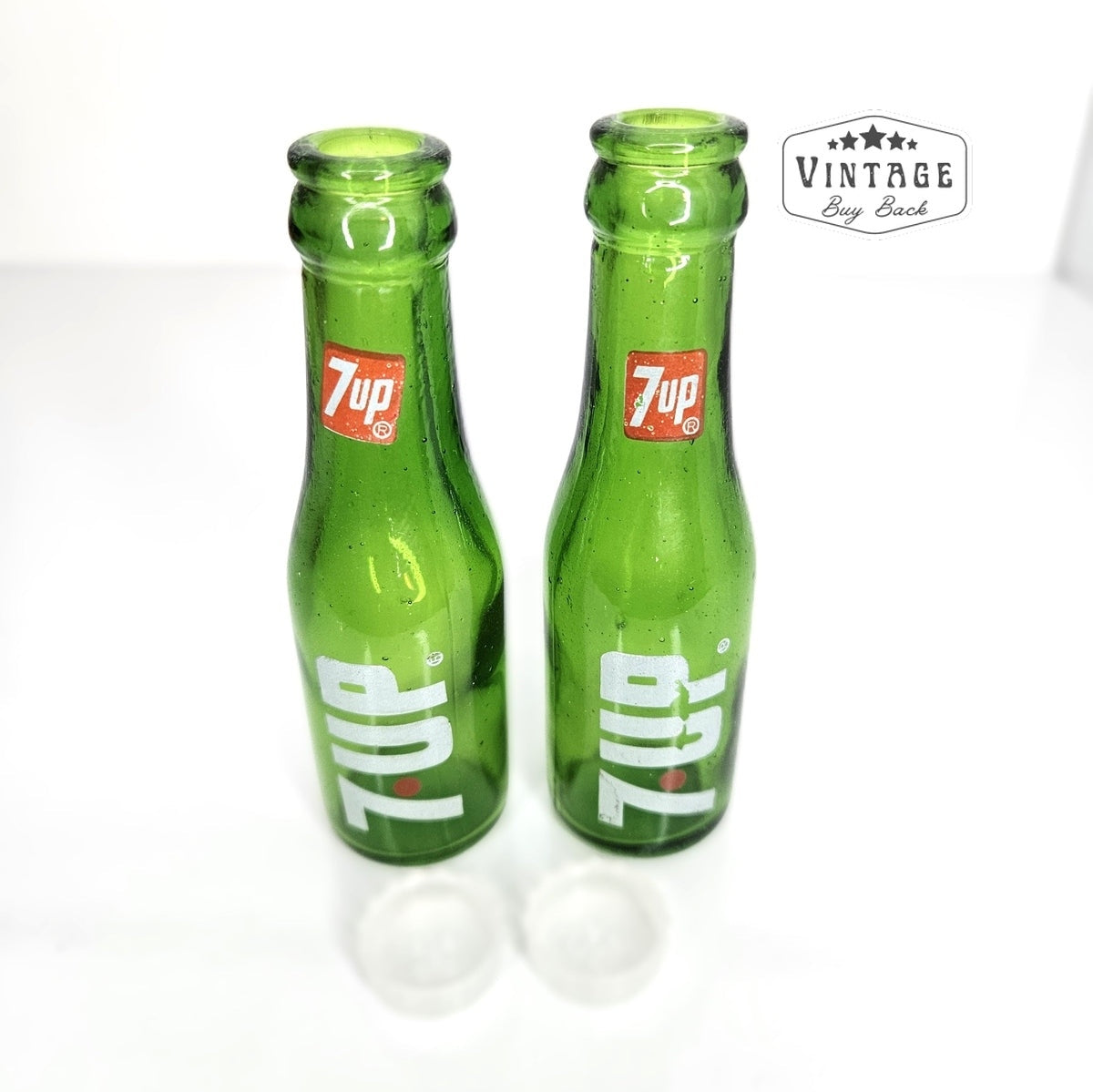 Vintage 7UP Salt & Pepper Shakers