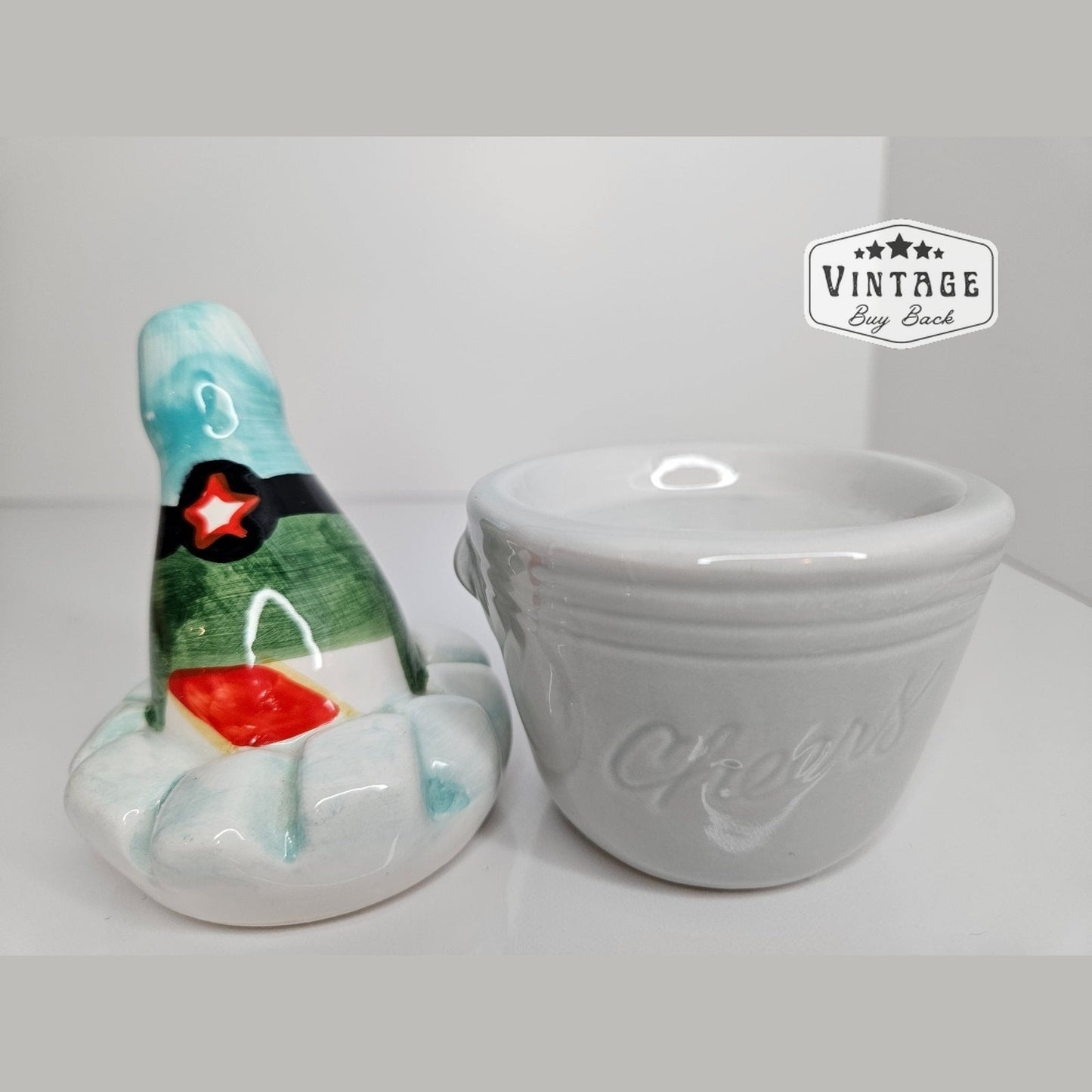 Vintage Champagne/Ice Bucket Salt & Pepper Shaker