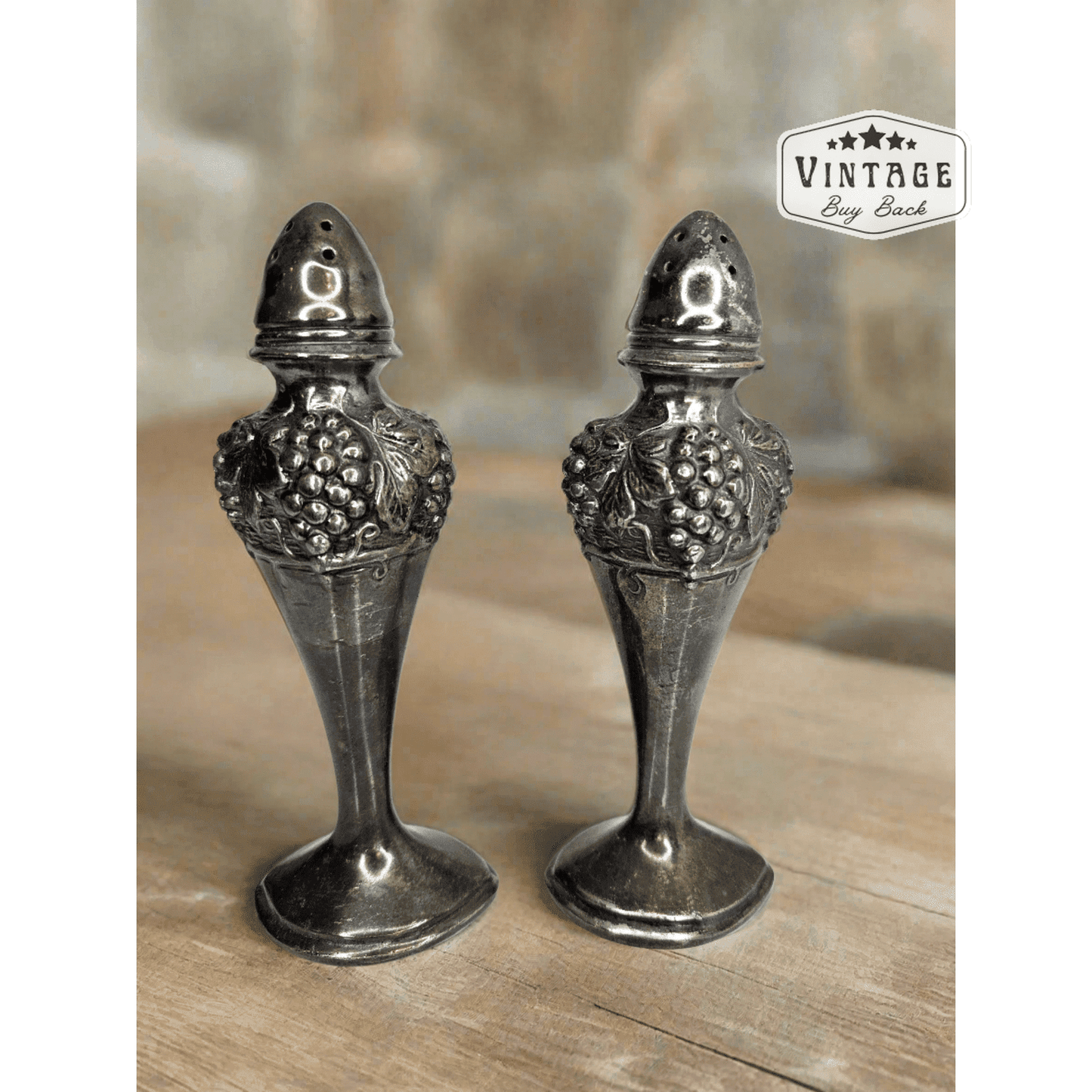 Viking Lead Salt & Pepper Shakers #1033