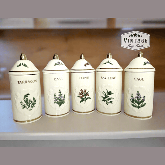 Lenox 1992 Spice Garden Spice Jars