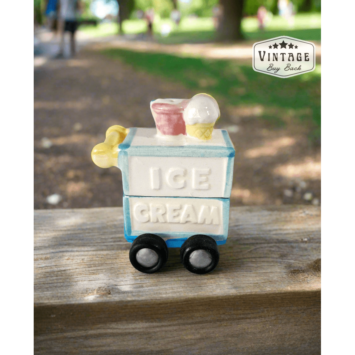 Salt & Pepper stacking Ice Cream Cart